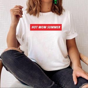 Hot Mom Summer Graphic T-Shirt
